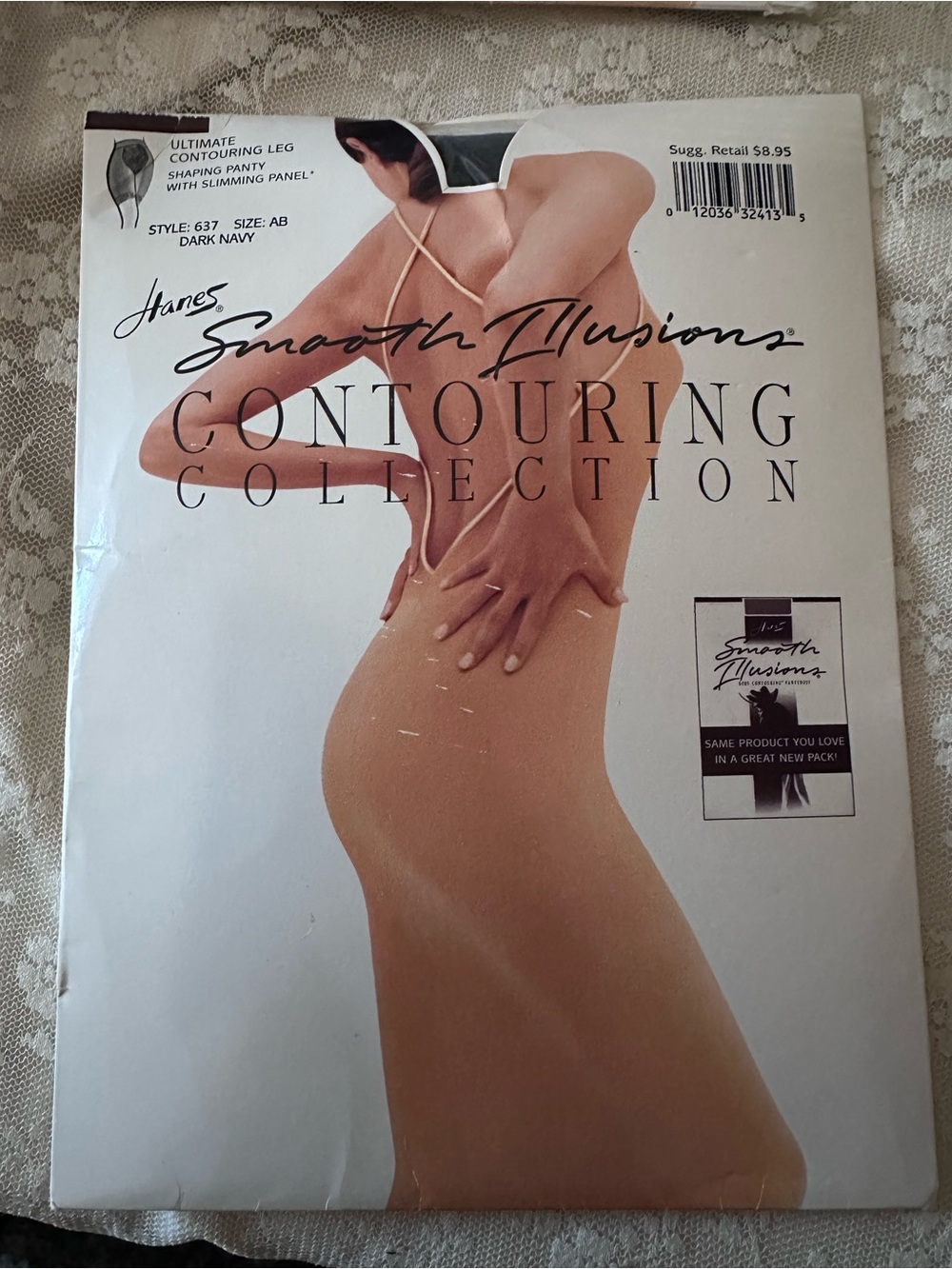 Hanes Smooth Illusions Contouring Collection Dark Navy  Size AB Style 637